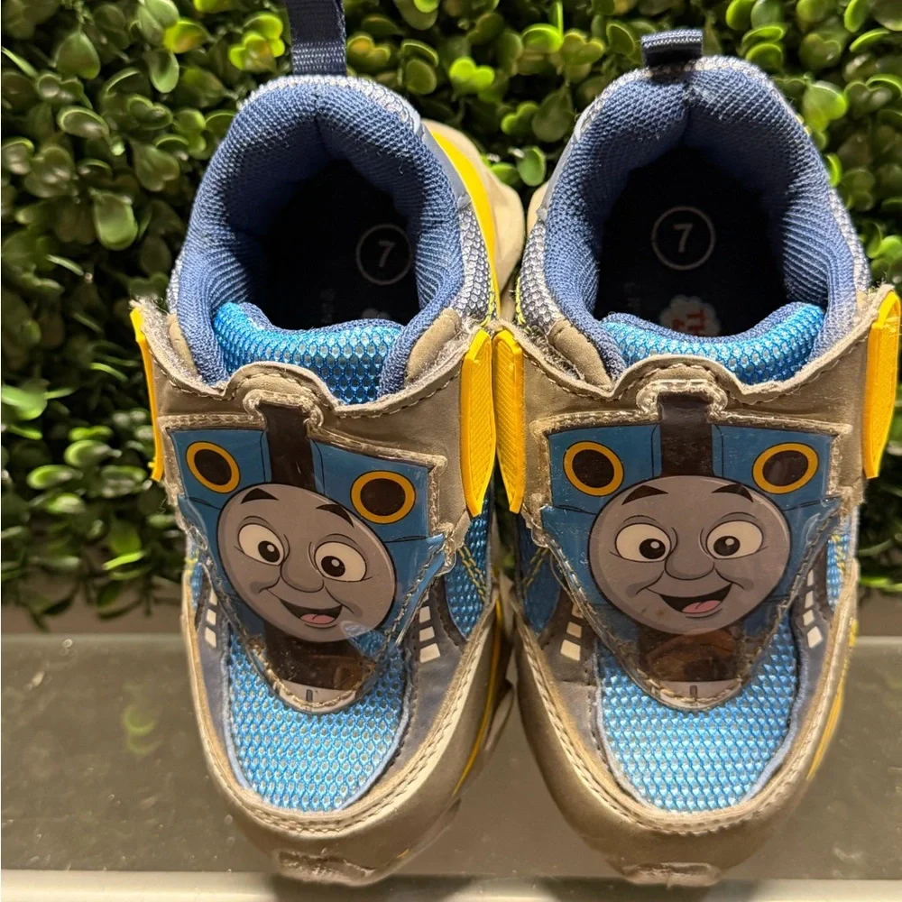 Thomas & Friends Blue and Yellow Kids' Sneakers with Character Face - Picture 2 of 6